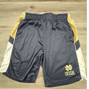 Colosseum Notre Dame Fighting Irish Mens Navy Blue Athletic Shorts Size M ND